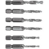 Greenlee DTAPKIT 6 Pc. Drill & Tap Bits, up to 10 ga. Metal