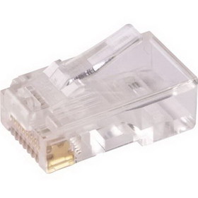 Signamax/AESP KRJ45/100 8 pin RJ-45 modular, flat  100 pack