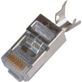 Cinch Connectivity 32-2298UL 8 pin RJ-45 Conn for Round Shielded Solid Cable