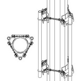 CommScope CM-30S-B Chain Mount, 2-3/8" OD  Single (8"- 30" Poles)