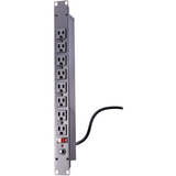 Bud Industries POS-194-S Rackmount Power Outlet Strip - 15A Rear-Facing