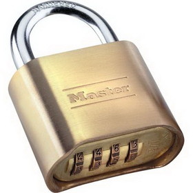 Master Lock 175 Lock, 4-Digit Combo Padlock 1" Shackle