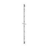 Harger RGBV145872A 1/4 in x 5/8 in x 72 in Vertical Rack Ground Bar