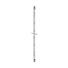 Harger RGBV145872A 1/4 in x 5/8 in x 72 in Vertical Rack Ground Bar