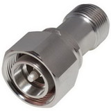 RF Industries RFD-43M-NF 4.3/10 Male To N Female Adapter, WB-S-T