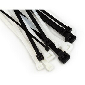 3M CT11BK50-D 11" Black 50 LB Cable Tie - 500 pcs/bag (06273)