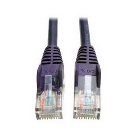 Tripp Lite N001-010-PU Cat5e 350MHz Patch Cable (RJ45 M/M) - Purple, 10'