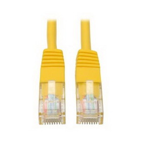 Tripp Lite N002-001-YW Cat5e 350MHz Patch Cable (RJ45 M/M) - Yellow, 1'