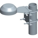 Ventev TW-MOUNT-WIFI-L-H L-Mounting Bracket with Center Conduit Hole for Wi-Fi Micro Omni Antenna