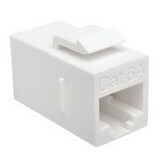 Tripp Lite N235-001-6A Cat6a Straight-Thru Snap-In Coupler RJ45 F/F