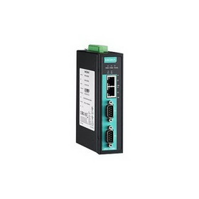 Moxa Americas NPORT IA5250A-T 2 Port RS232/422/485, RJ45 Serial Device Server WT