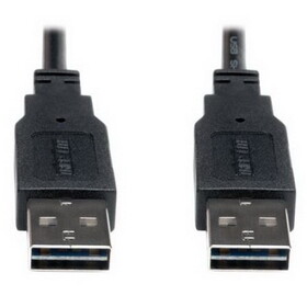 Tripp Lite UR020-003 3Univ Rev USB 2.0 Hi-Speed Cable Rev A-Rev A M/M