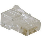 Tripp Lite N030-010 RJ45 Plugs, Solid/Stranded Conductor 4-pair Cat5e
