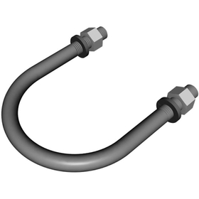 CommScope GUB-3355 3/8" x 3-5/8" x 5-1/4" Galv. U-Bolt