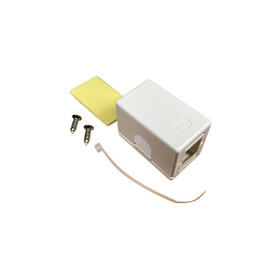 R&M USA 894147 1 Port Keystone Surface Mount Box in White