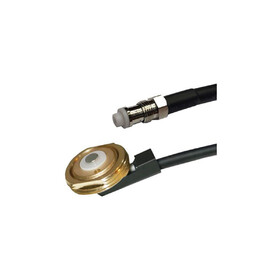 E/M Wave EM-M11001-FME-058 3/4 in Hole NMO Mount with 17 ft RG-58/U Cable and Fixed FME Female Connector