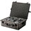 Pelican 1600 BLACK Equipment Case21-3/4"Lx16-13/16"W x7-7/8"D.BLACK, Price/1/each