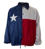 Tiger Hill Texas Flag Windbreaker Jacket