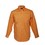 Tiger Hill Men's Long Sleeve 100% Cotton Premium Peach Twill Shirt