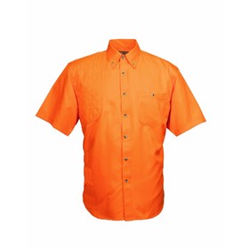 Tiger Hill Blaze Upland Short Sleeve Hunting Shirt, Blaze Orange