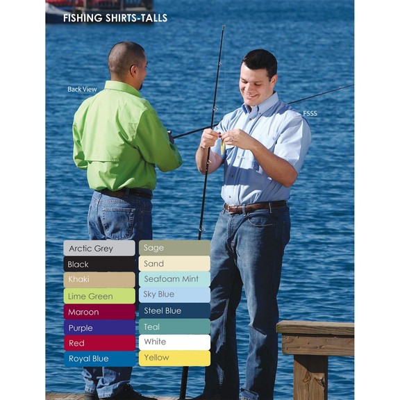 Tiger Hill Men's Short Sleeve Fishing Shirt - Tall Sale, Reviews