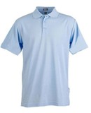 Tiger Hill Vented Performance Fishing Polo Shirt-Sky Blue