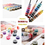 Muka 36PCS Bobbins and Different Colors Sewing Threads with Case