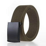 Muka Mens Canvas Belt, Tactical Web Belt for Students, Adjustable Waist Belt with Flip-Top