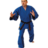 Tiger Claw Blue Hayashi Single Weave Judo Uniform