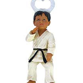 Tiger Claw Karate Figure Bottle-opener