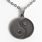 Tiger Claw Yin-Yang Silver Necklace
