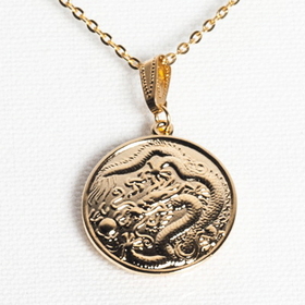 Tiger Claw Dragon Gold Necklace