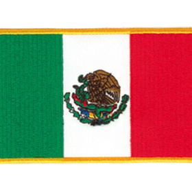 Tiger Claw Mexican Flag Patch