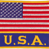 Tiger Claw American Flag with USA Patch (3 1/2