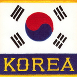 Tiger Claw Korean Flag with 
