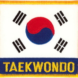 Tiger Claw Korean Flag Taekwondo Patch (3 1/2