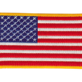 Tiger Claw U.S. Flag Patch (3 1/2")