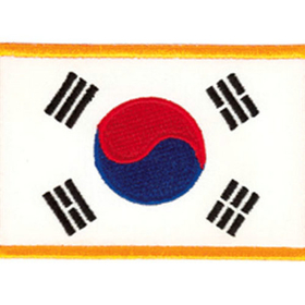 Tiger Claw Korean Flag Patch (3 1/2")