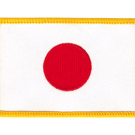 Tiger Claw Japanese Flag Patch (3 1/2")