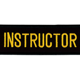 Tiger Claw Instructor Rectangular Patch (4")