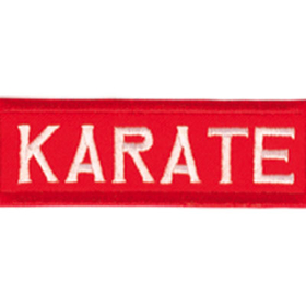 Tiger Claw Karate Rectangular Patch (3")