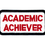 Tiger Claw Academic Achiever Rectangular Patch (3")