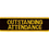 Tiger Claw Oustanding Attendance Patch (4" Yellow)