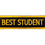 Tiger Claw Best Student Rectangular Patch (4")