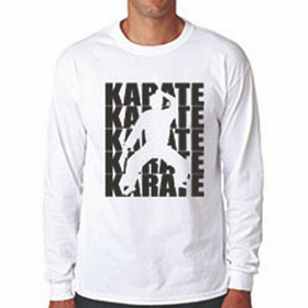 Tiger Claw Karate Silhouette Long Sleeve T-Shirt