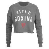 TITLE Boxing Women's Cropped Fleece Sweatshirt