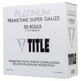 TITLE Platinum Primetime Super Gauze 50 rolls