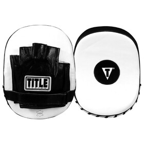 TITLE Boxing Cobra Leather Punch Mitts