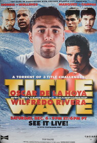 De La Hoya vs Rivera Poster