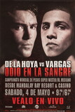 De La Hoya vs Vargas Poster (Spanish)